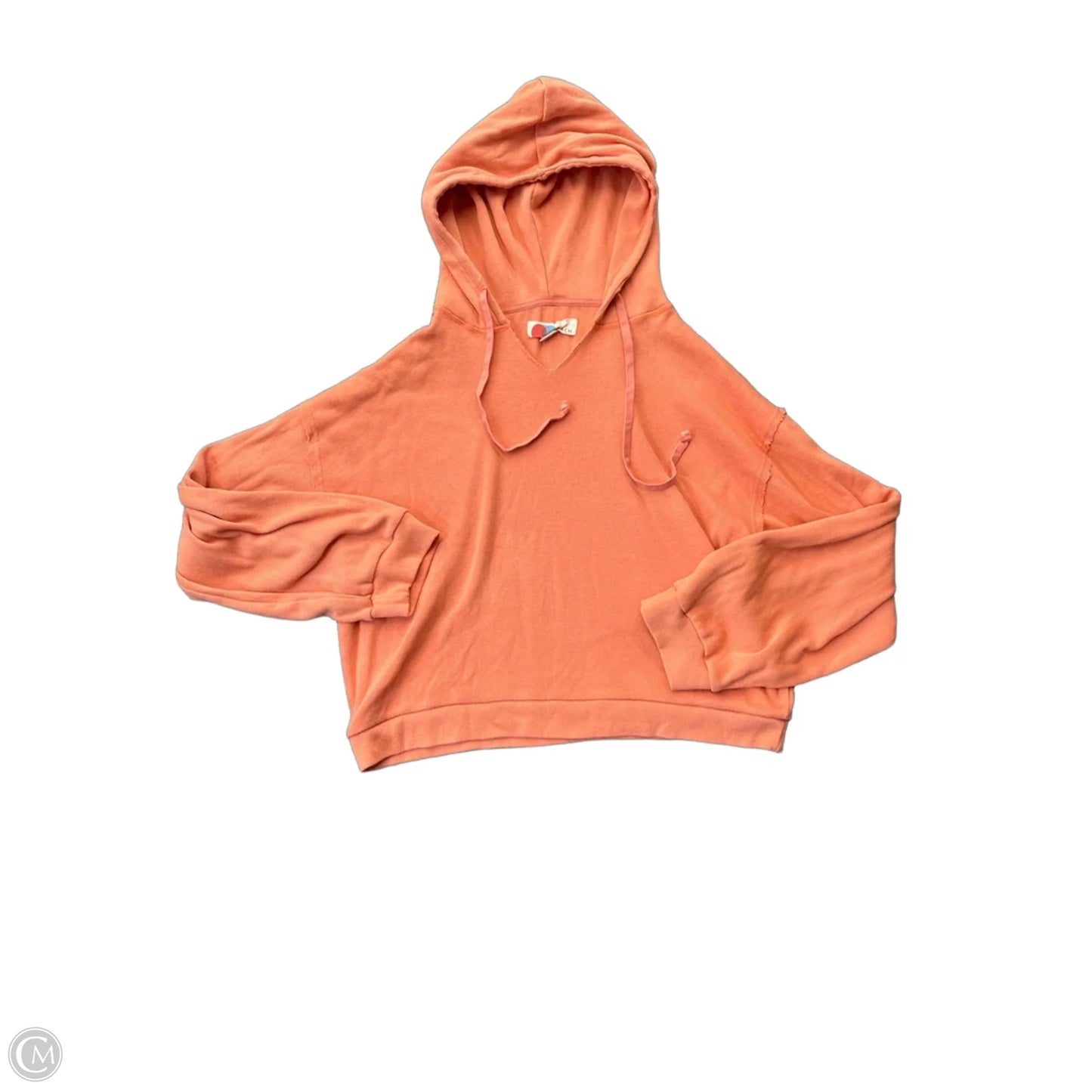 Sweatshirt Hoodie By Free People In Orange, Size: Xl