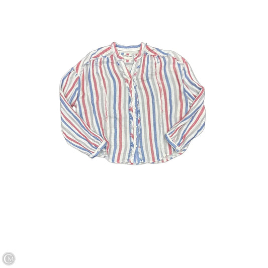 Top Long Sleeve By We The Free In Striped Pattern, Size: Xs