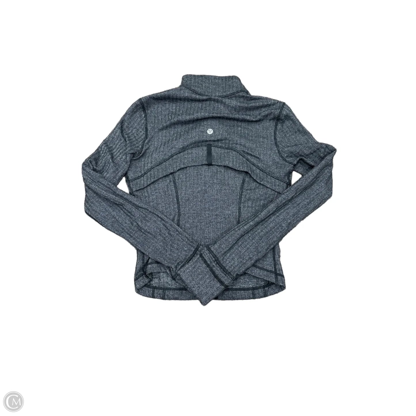 Athletic Jacket By Lululemon In Grey, Size: 6