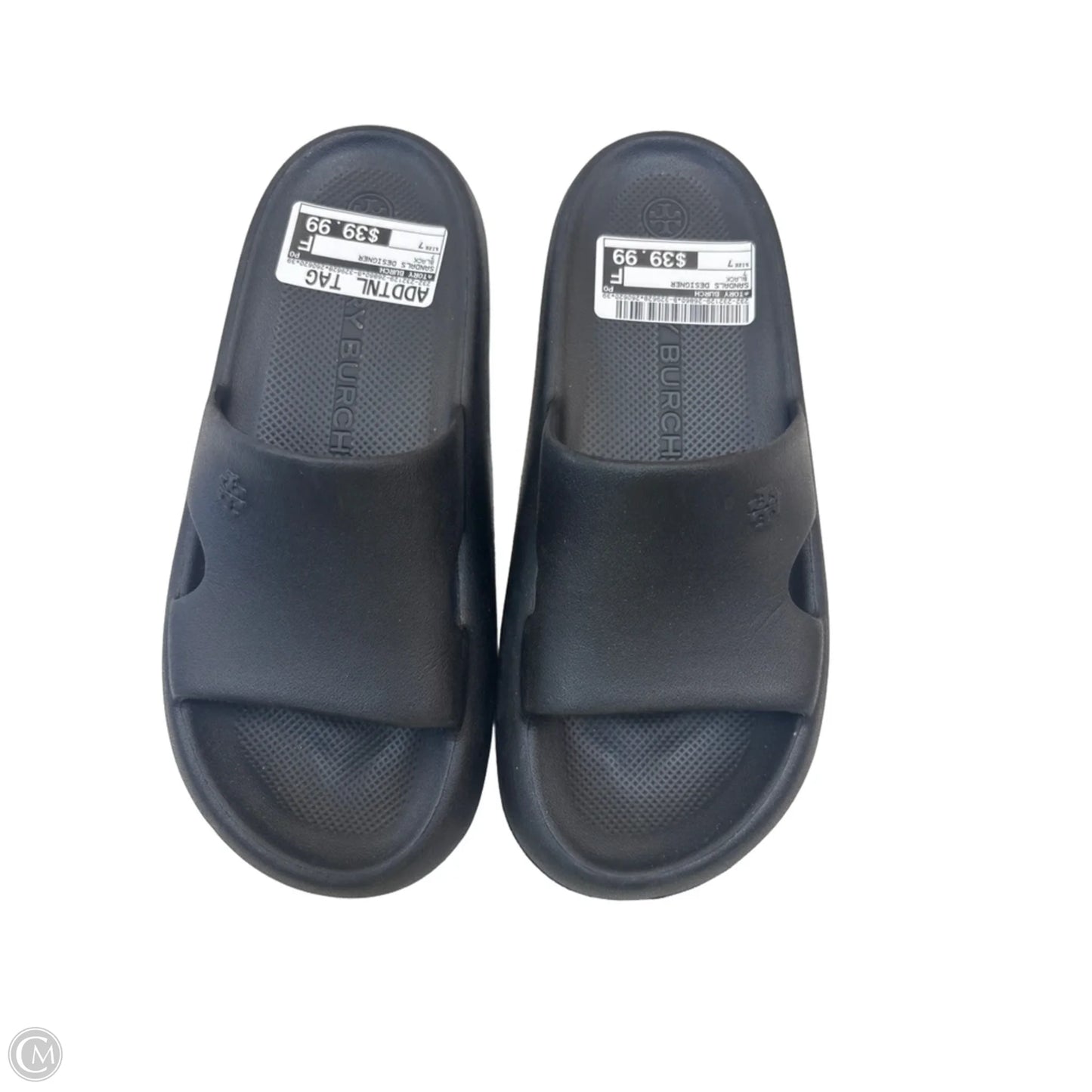 Sandals Designer By Tory Burch In Black, Size: 7