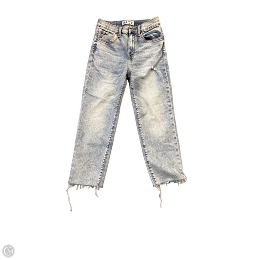 Jeans Straight By Daze Denim In Blue Denim, Size: 0