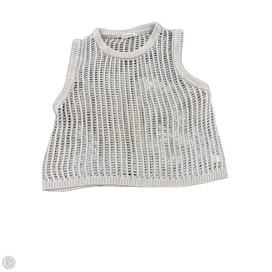 Vest Sweater By Zenana In Tan, Size: S
