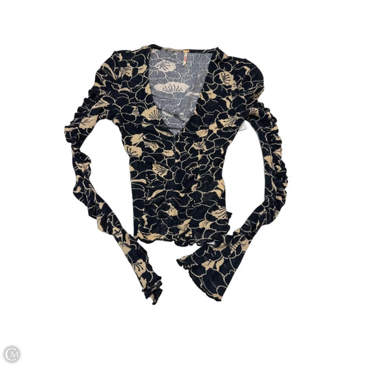 Top Long Sleeve By Free People In Multi-colored, Size: Xs