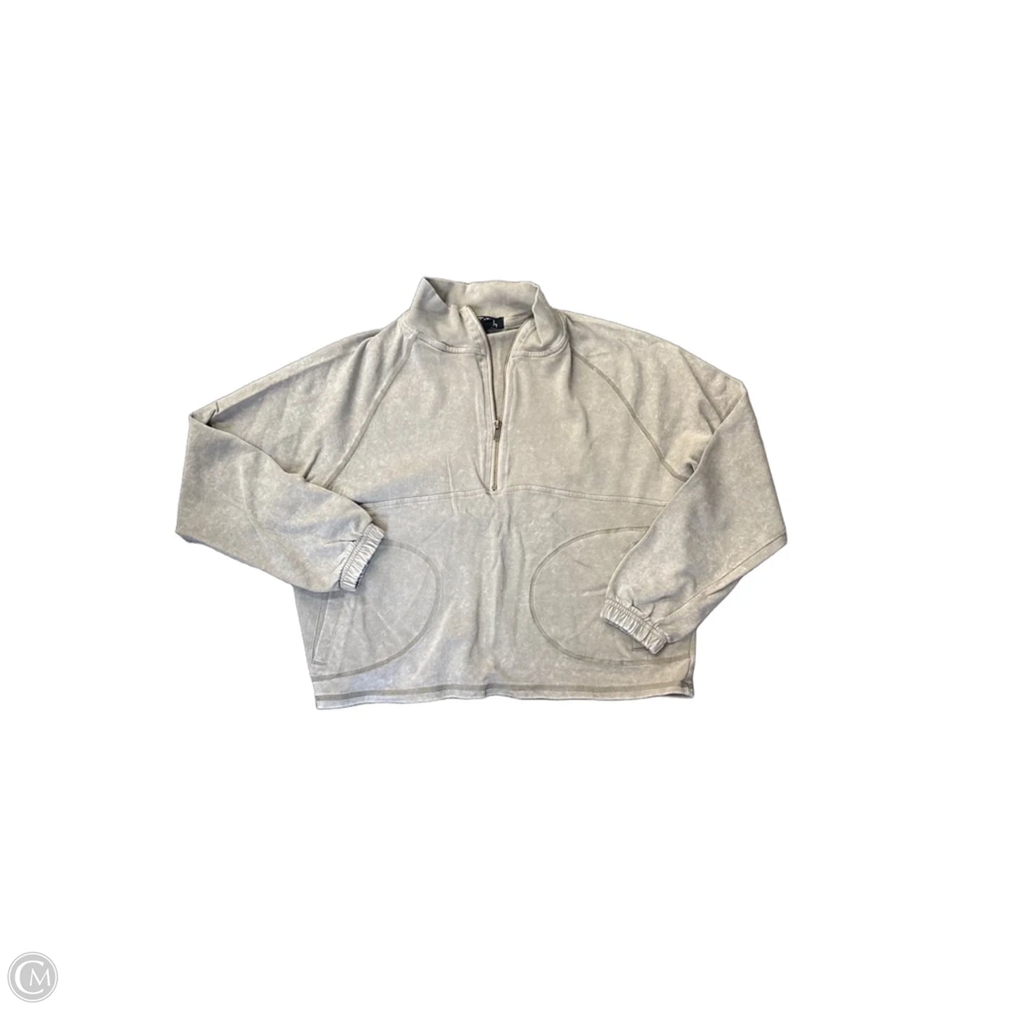 Top Long Sleeve By Clothes Mentor In Taupe, Size: L