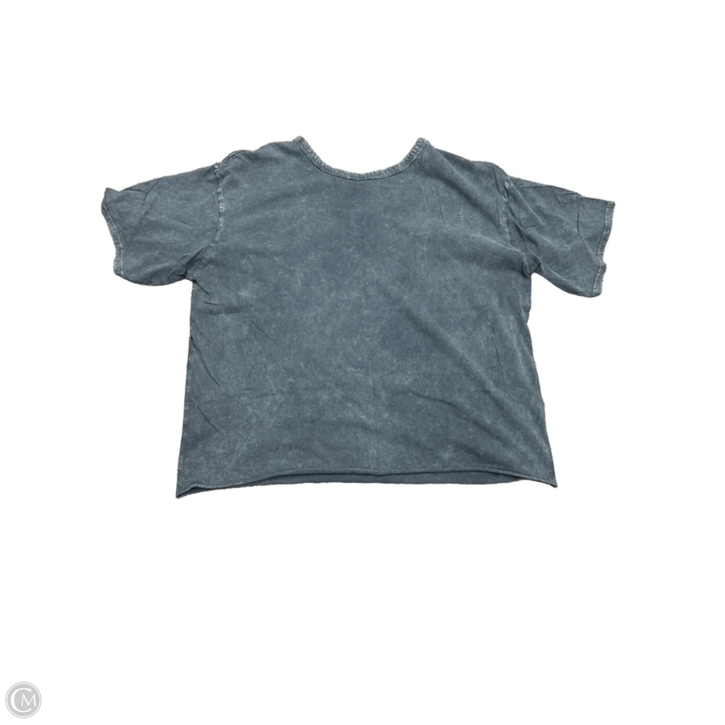 Top Short Sleeve Basic By Caution To The Wind In Grey, Size: L
