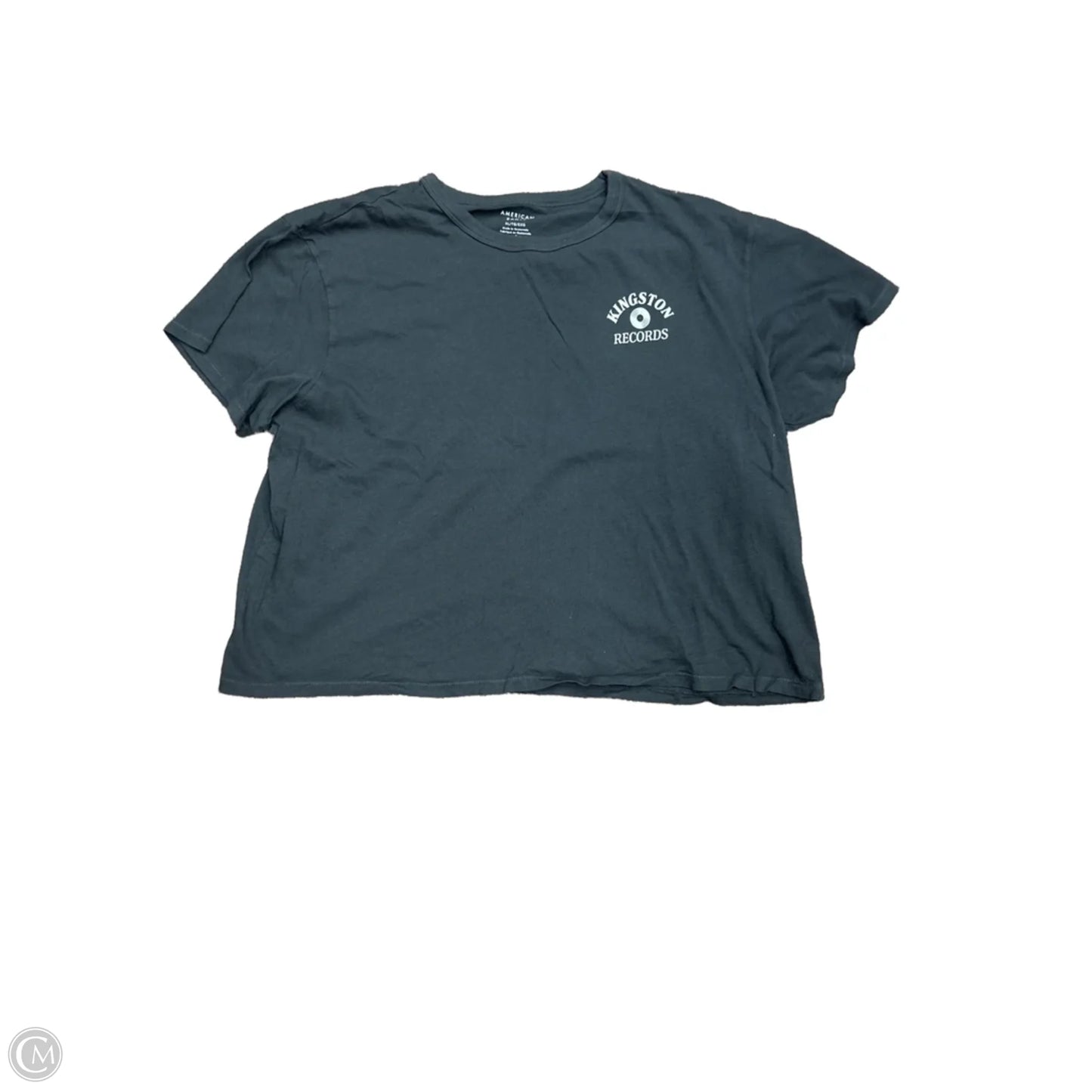 Top Short Sleeve Basic By American Eagle In Black, Size: Xl