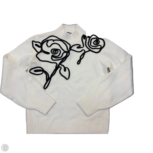 Sweater By White House Black Market In White, Size: Xs