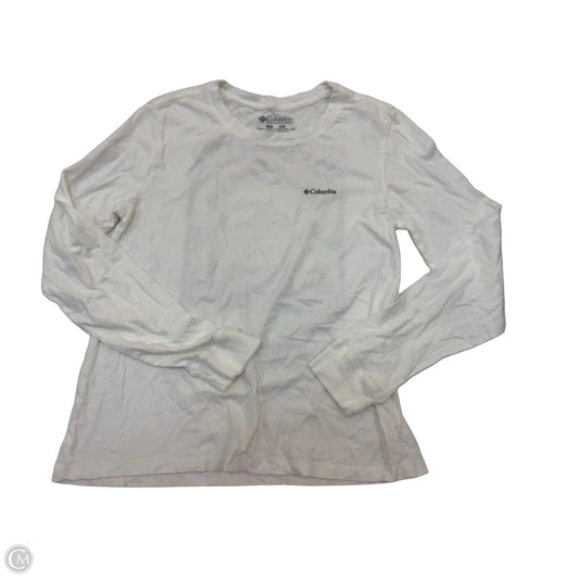Top Long Sleeve Basic By Columbia In Cream, Size: S