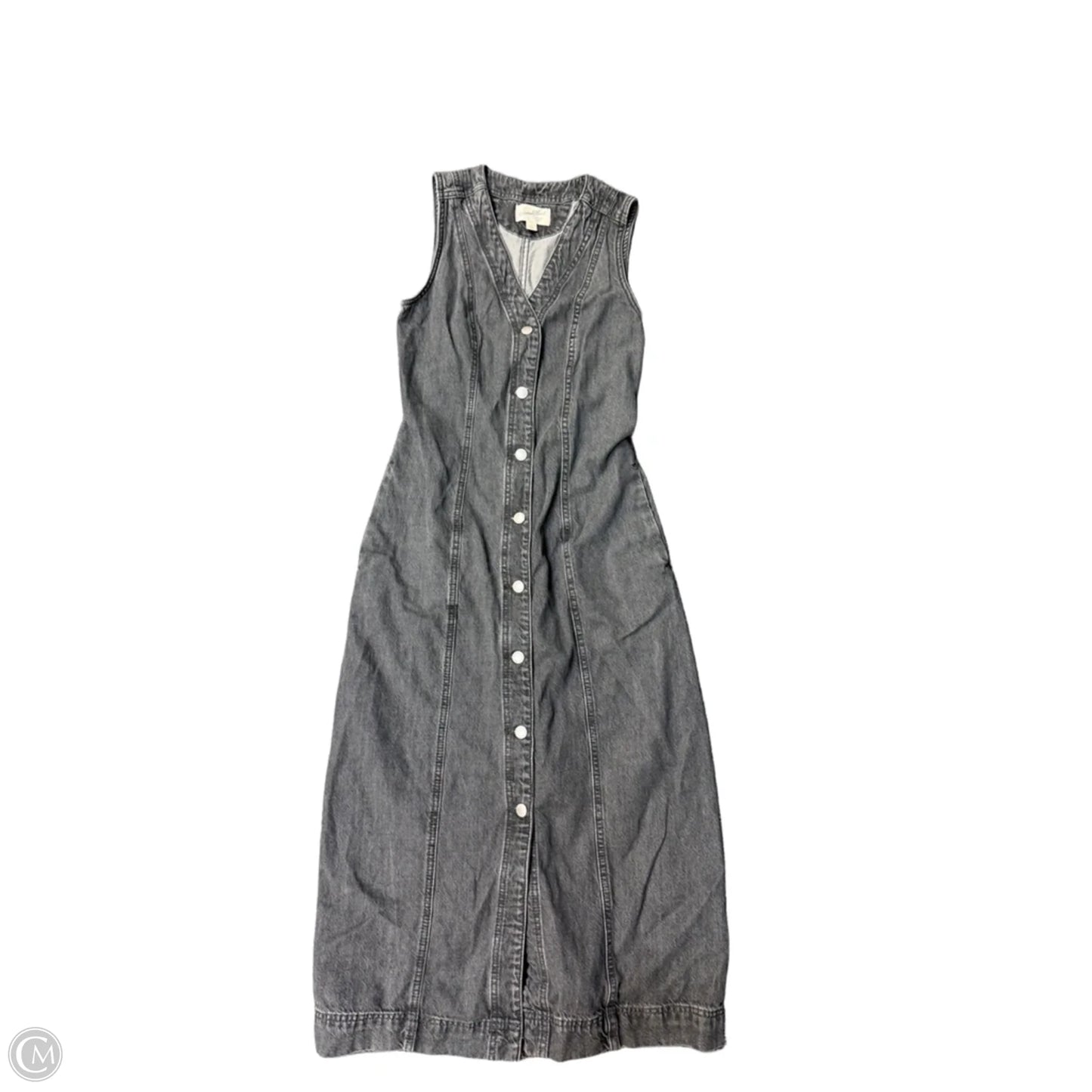 Dress Casual Maxi By Universal Standard In Black Denim, Size: 2