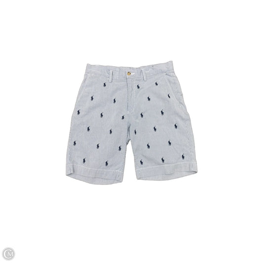 Shorts By Polo Ralph Lauren In Blue & White, Size: 10