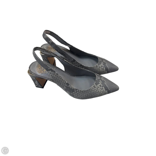 Shoes Heels Block By Vince Camuto In Animal Print, Size: 7.5