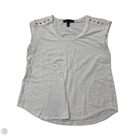 Top Sleeveless Basic By White House Black Market In White, Size: M