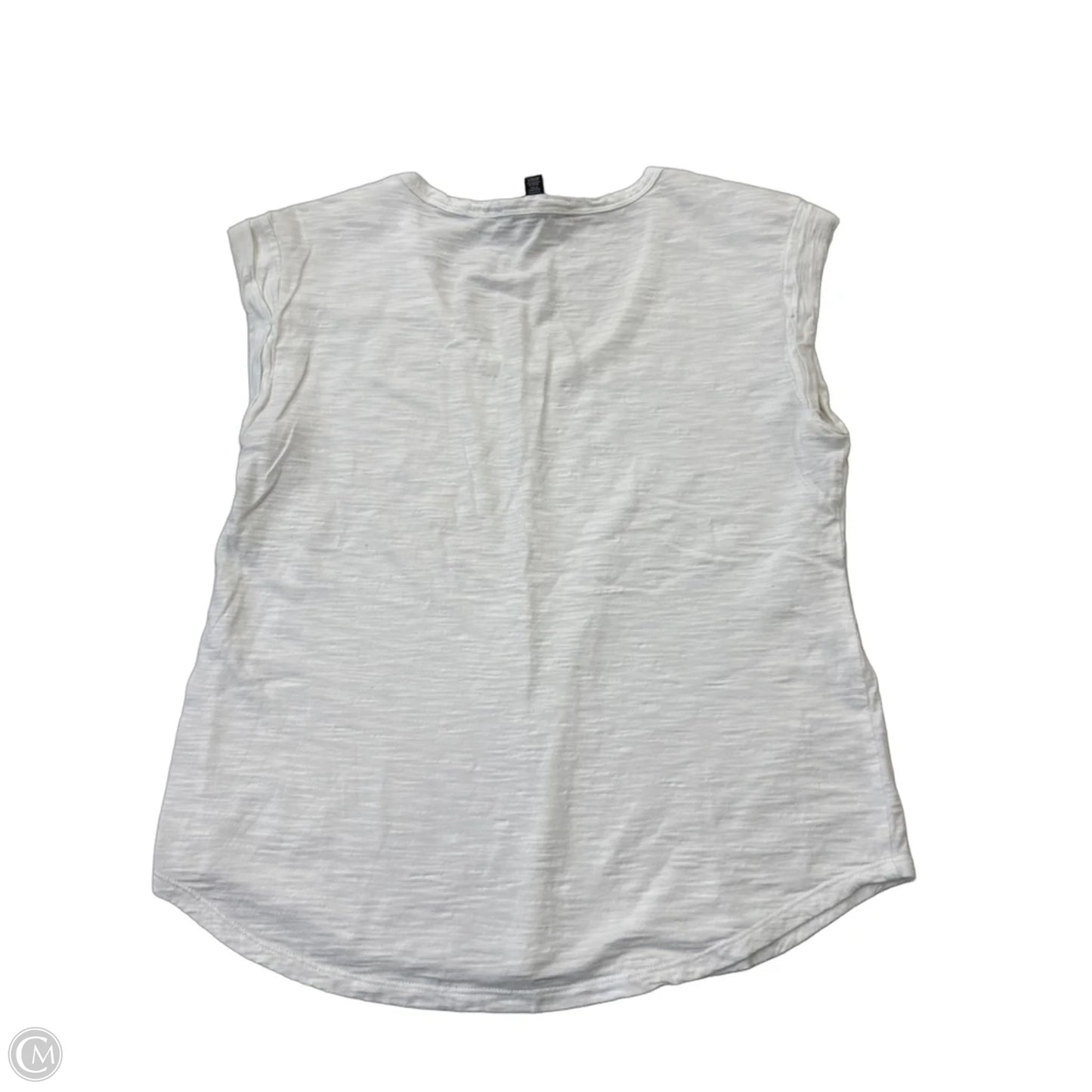 Top Sleeveless Basic By White House Black Market In White, Size: M
