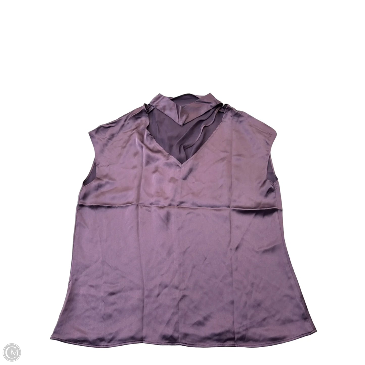 Blouse Sleeveless By White House Black Market In Purple, Size: L