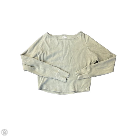 Top Long Sleeve By We The Free In Green, Size: S