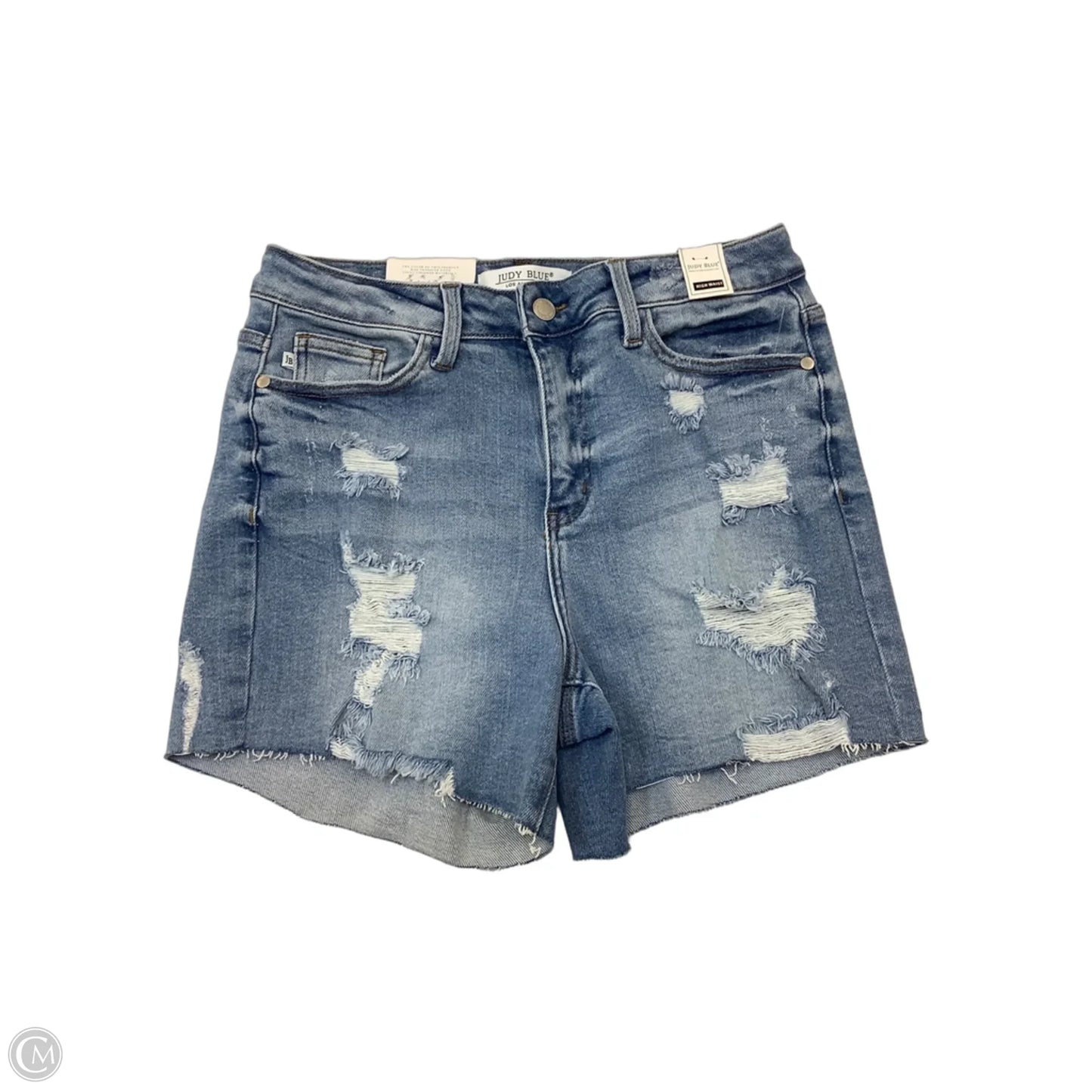 Shorts By Judy Blue In Blue Denim, Size: M