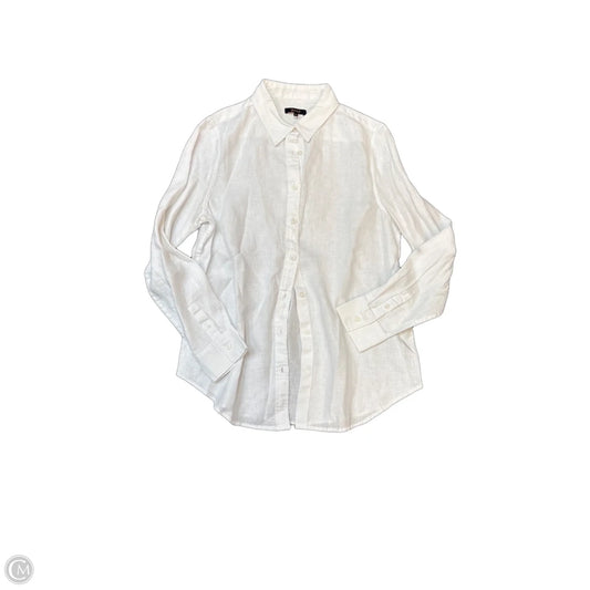 Top Long Sleeve By Quince In Multi-colored, Size: M