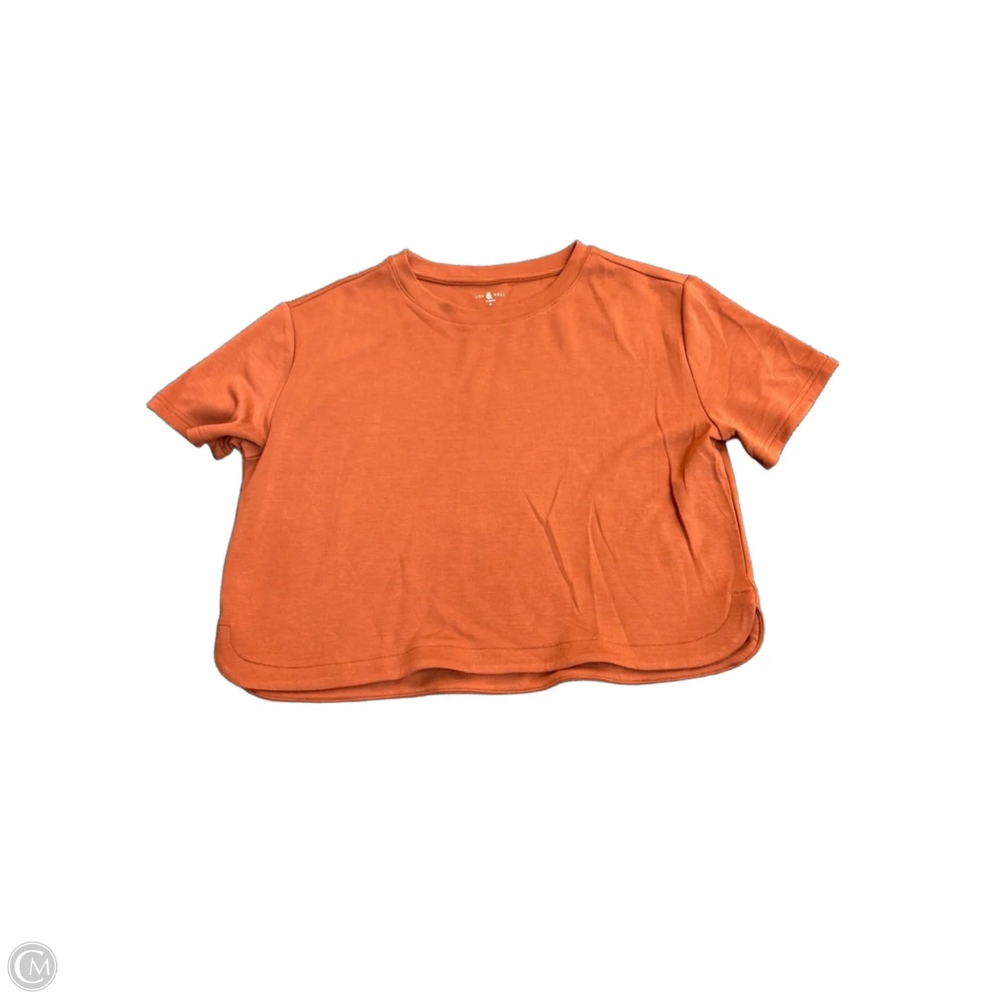 Top Short Sleeve By Lou And Grey In Brown, Size: M