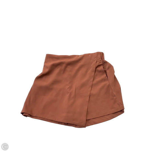 Skort By Stylus In Brown, Size: S