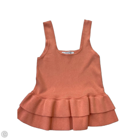 Top Sleeveless By Primark In Peach, Size: Xs