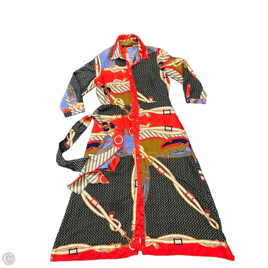 Dress Casual Maxi By Zara Women In Multi-colored, Size: L