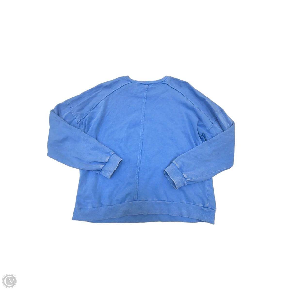 Top Long Sleeve By Easel In Blue, Size: M