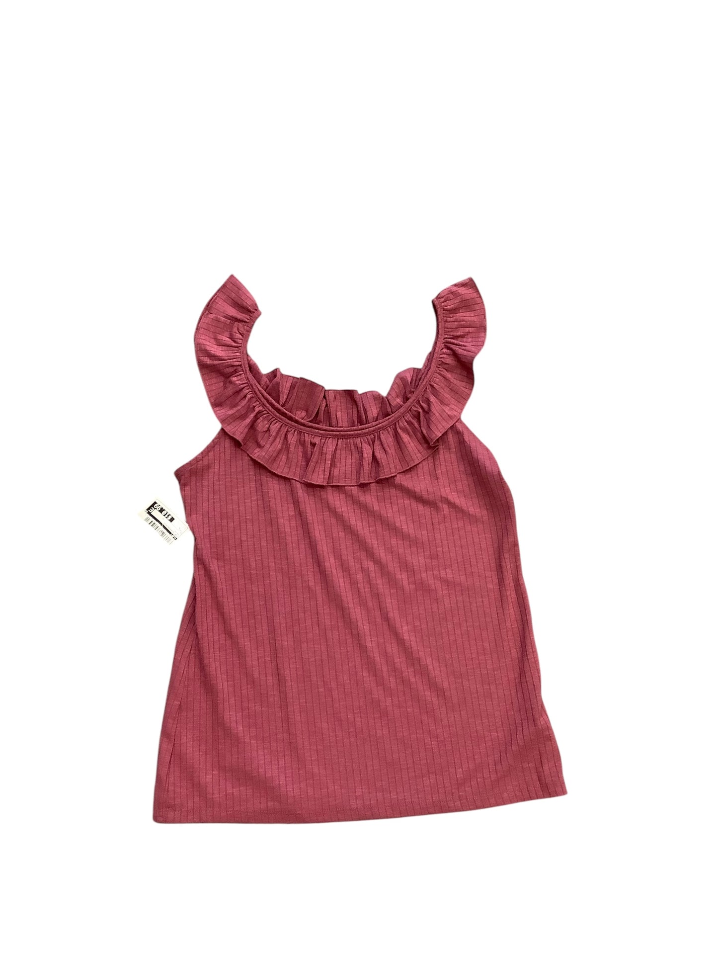 Top Sleeveless By Loft In Mauve, Size: L