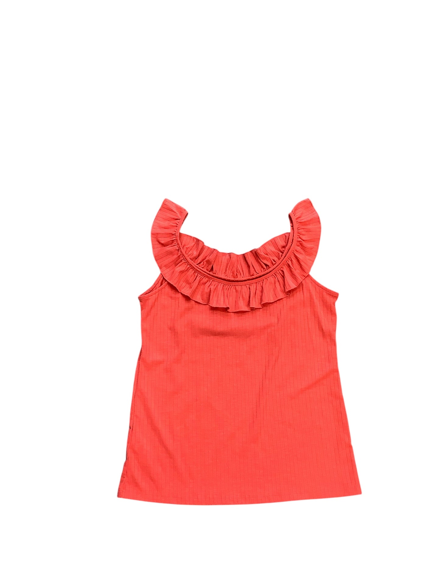 Top Sleeveless By Loft In Orange, Size: L