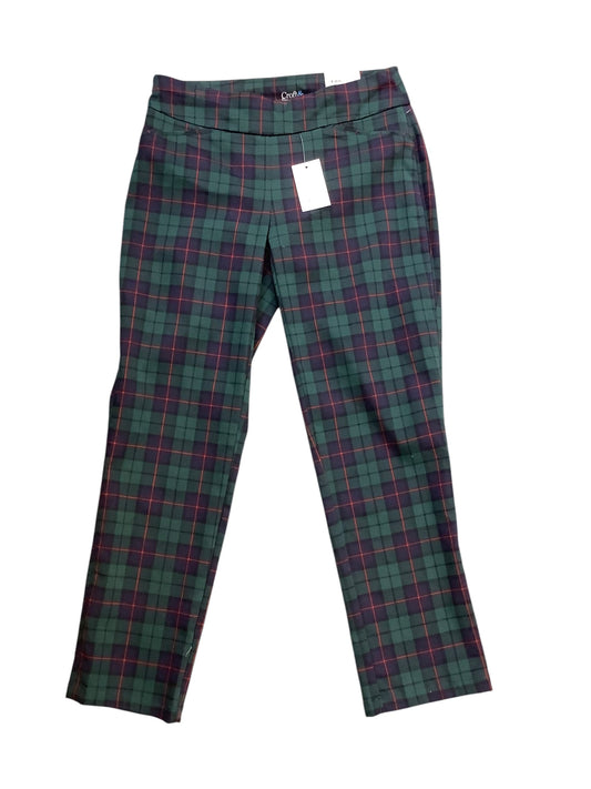 Pants Dress By Croft And Barrow In Plaid Pattern, Size: 6