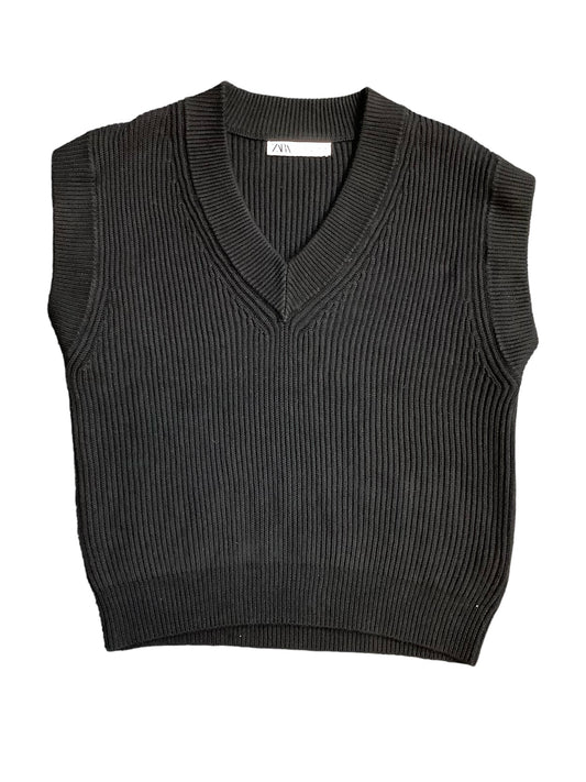 Black Vest Sweater Zara, Size S