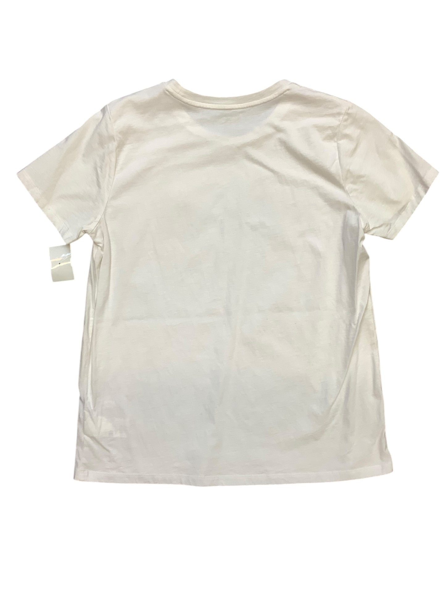 Top Short Sleeve Basic By Michael By Michael Kors In White, Size: L