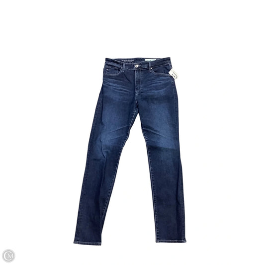 Jeans Skinny By Ag Jeans In Blue Denim, Size: 8/10(30)