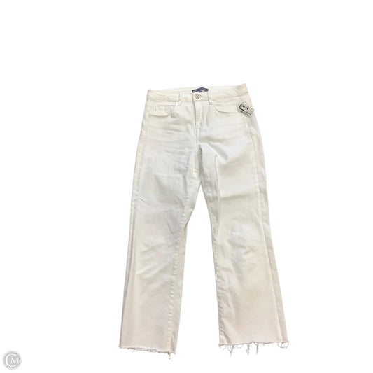 Jeans Straight By Elliott Lauren In White Denim, Size: 10