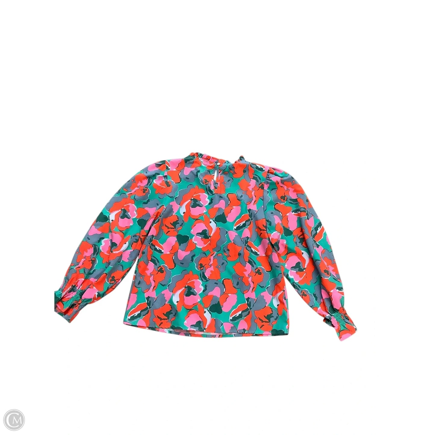 Blouse Long Sleeve By Cmc In Multi-colored, Size: S