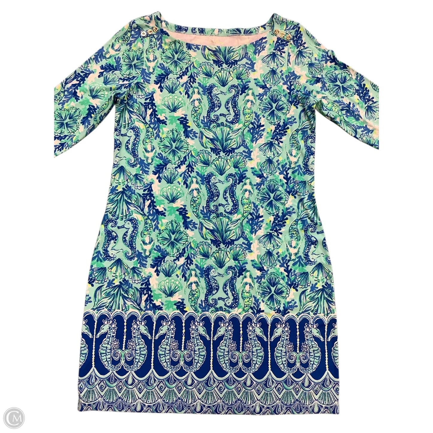 Dress Designer By Lilly Pulitzer In Blue, Size: L