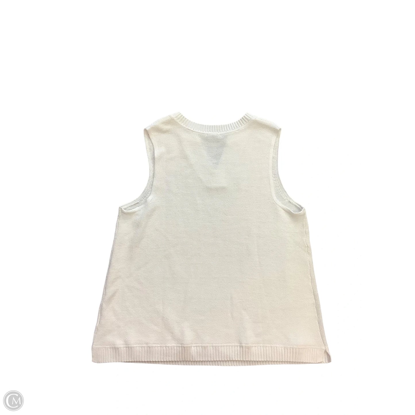 Vest Sweater By J. Jill In White, Size: Xl