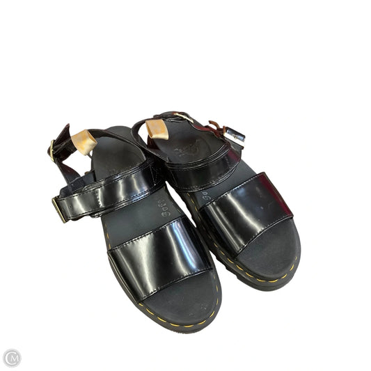 Sandals Heels Platform By Dr Martens In Black, Size: 8