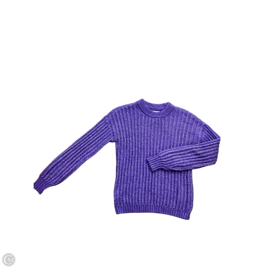Sweater By Loft In Purple, Size: Mp