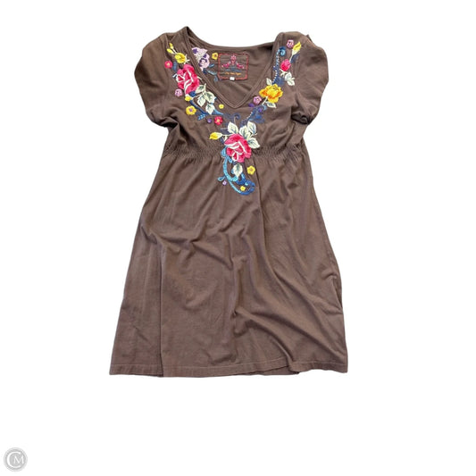 Dress Casual Short By Johnny Was In Brown, Size: M