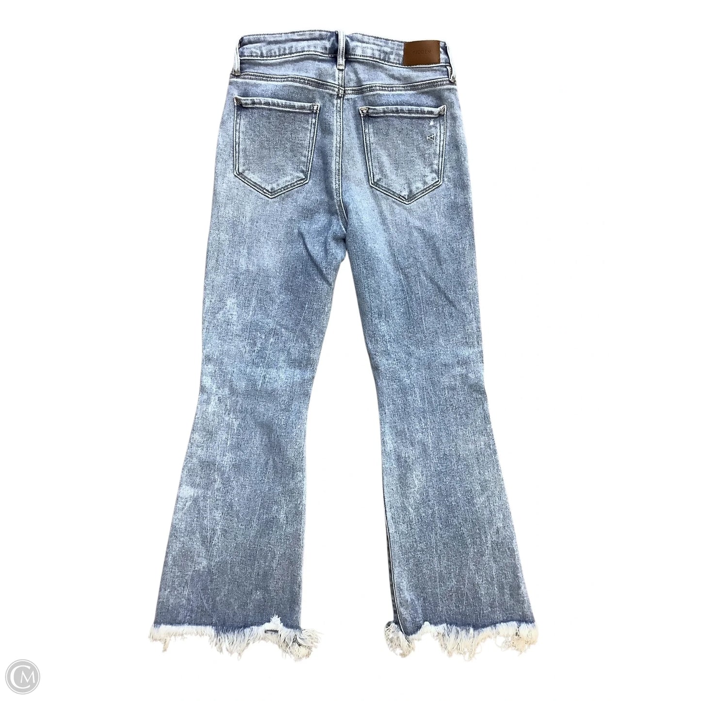 Jeans Boot Cut Cropped By Clothes Mentor In Blue Denim, Size: 4(27)