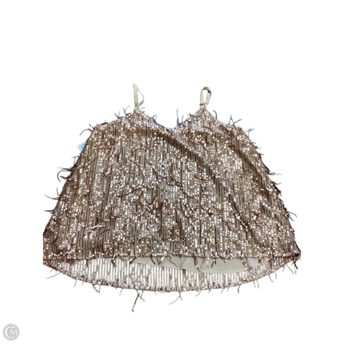 Top Sleeveless By Torrid In Rose Gold, Size: 1x