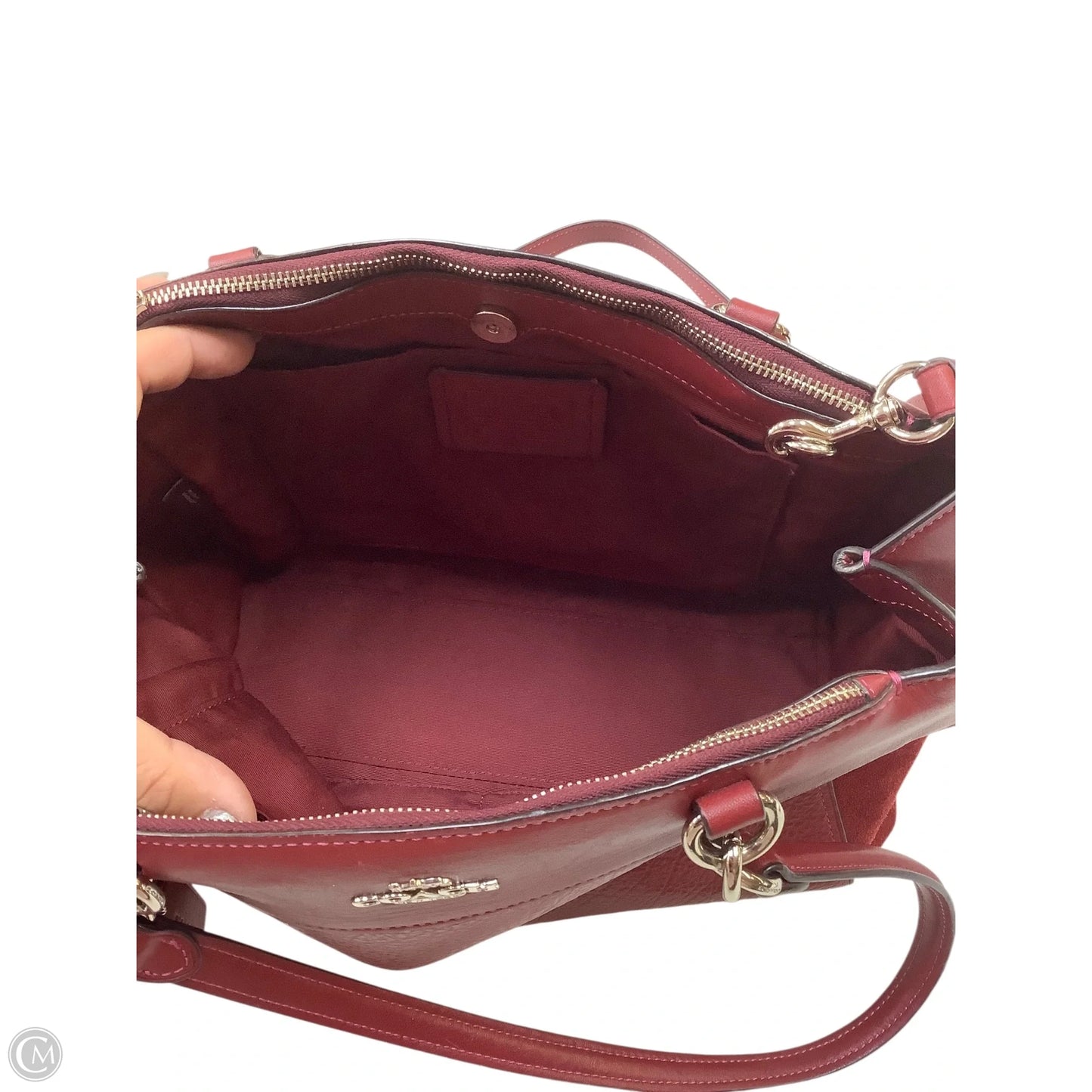 Handbag Designer By Coach, Size: Medium
