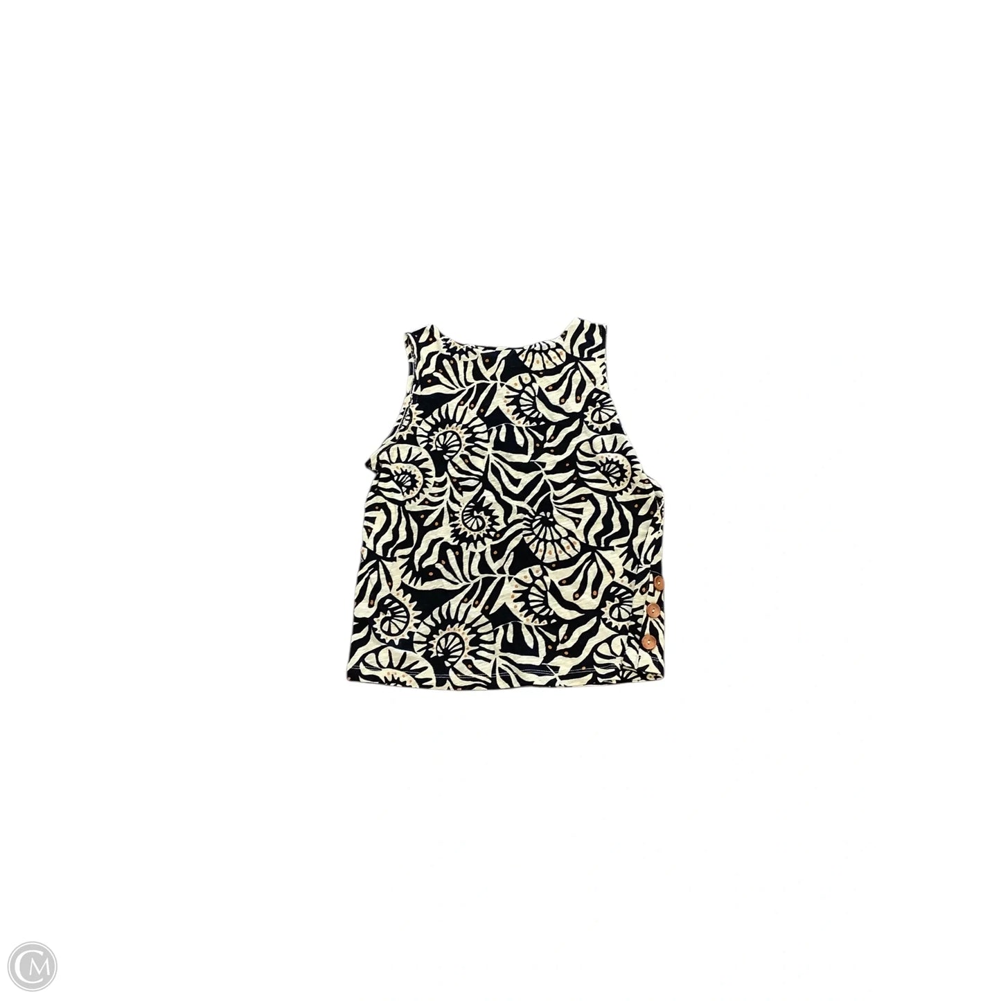 Pants Set 2pc By Nicole Miller In Black & Cream, Size: M