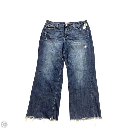 Jeans Boyfriend By Clothes Mentor In Blue Denim, Size: 16