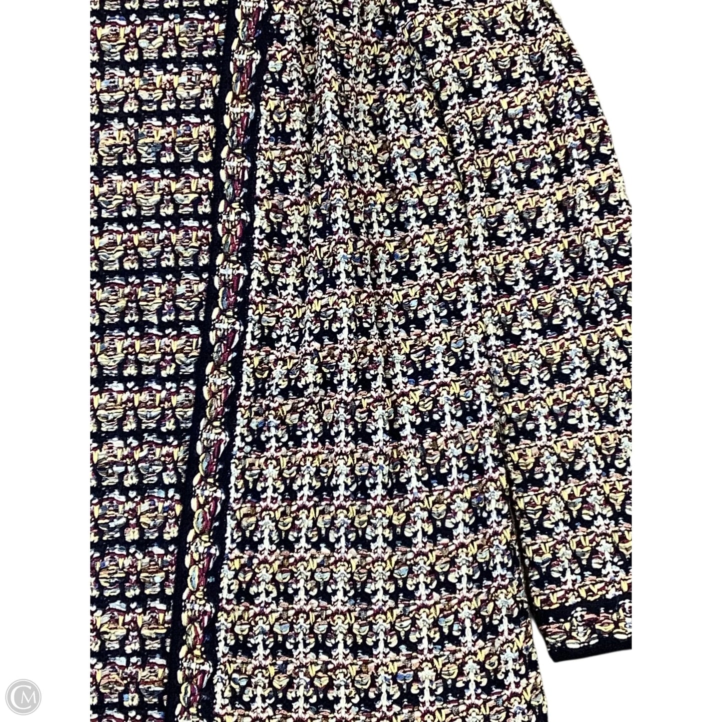 Sweater Cardigan Luxury Designer By St John Collection In Multi-colored, Size: 8