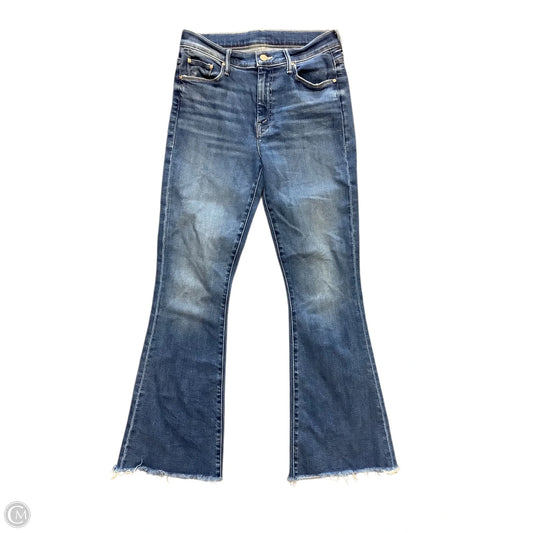 Jeans Wide Leg By Mother In Blue Denim, Size: 6(28)
