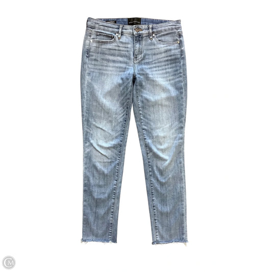 Jeans Straight By White House Black Market In Blue Denim, Size: 2