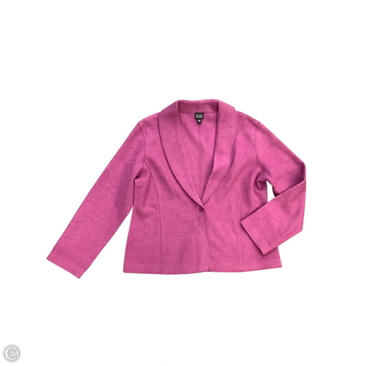 Jacket Other By Eileen Fisher In Purple, Size: L AS IS