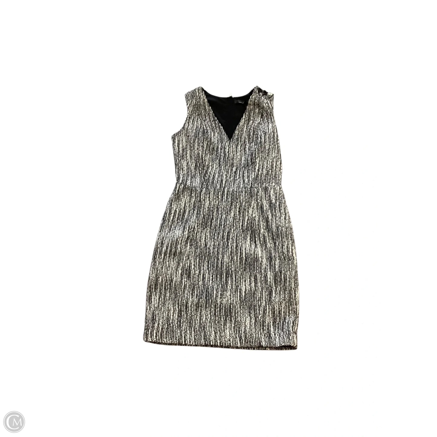 Dress Work By White House Black Market In Black & White, Size: 0