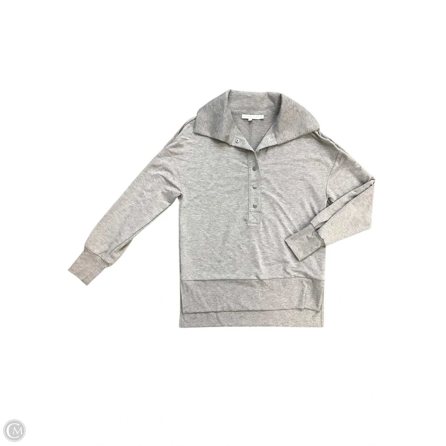 Top Long Sleeve By Sincerely Jules In Grey, Size: S